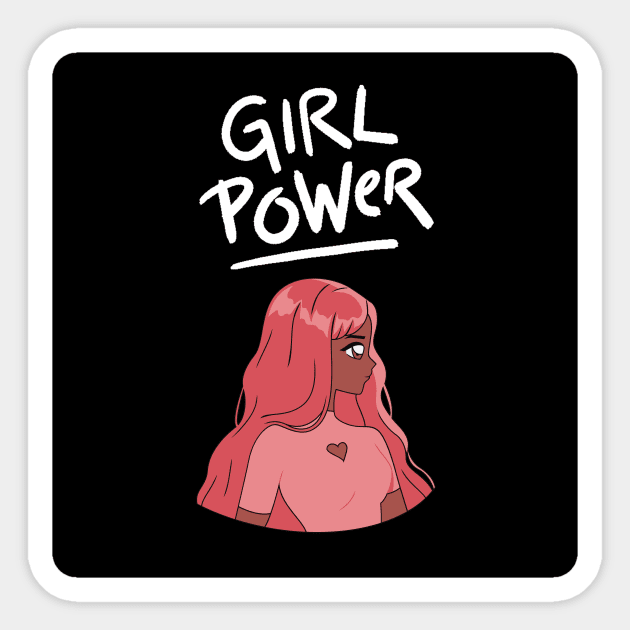 Girl Power Sticker by Teerendy